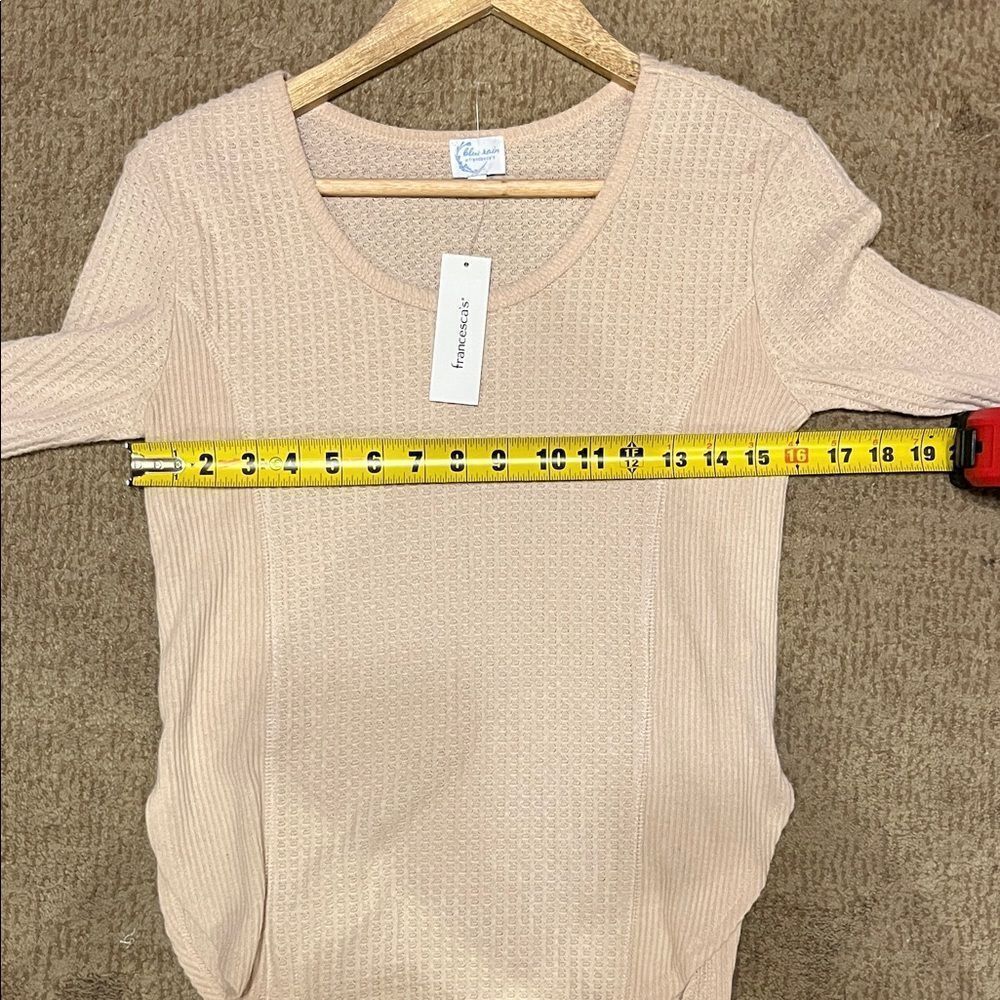 NWT Blue Rain Waffle Long Sleeve Top - Picture 8 of 9